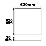 LED Panel Backlight Line 625 UGR<19 8H/8H CRI90 36W ColorSwitch 3000|4000|6000K 1-10V dimmbar - Beleuchtung