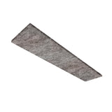 Akustikabsorber H25 für Leuchtenrahmen mit Innenformat 320x1500mm grau - Beleuchtung
