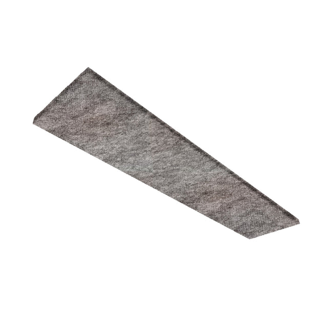 Akustikabsorber H25 für Leuchtenrahmen mit Innenformat 320x1500mm grau - Beleuchtung