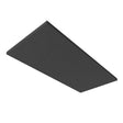 Akustikabsorber H25 für Leuchtenrahmen mit Innenformat 500x1192mm schwarz - Beleuchtung