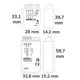 SET aus 116822 DALI Funktransmitter und 116927 DALI Receiver - Beleuchtung