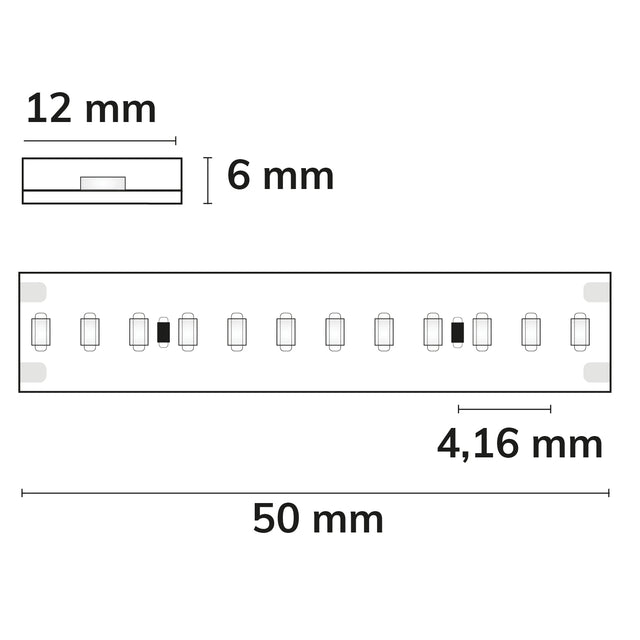 LED AQUA CRI927 Linear 48V Flexband 8W IP68 2700K 5m Rolle 240 LED/m - Beleuchtung