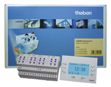 THEBEN Zentralsteuerung 8kan REG Astro LUXOR Set 5 Jalousiemod GrpSchalt IP20