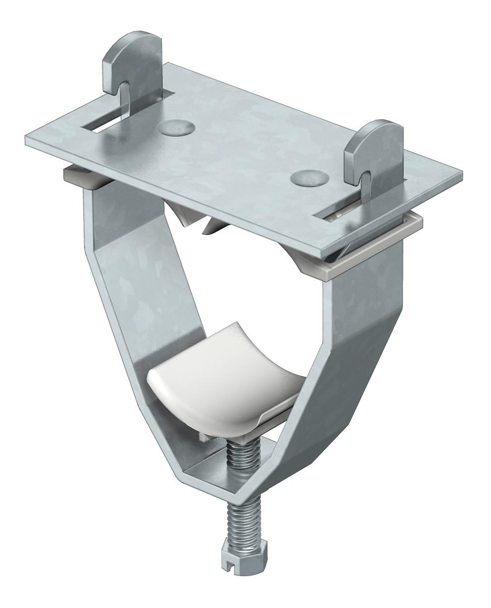 BETTERMANN Bügelschelle 25-28mm 3f ST 2056U-E28 FT Profilschiene W=Kst hfr