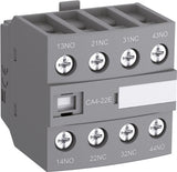 Hilfsschalterblock 2S 2Ö                          Frontbef 4A/AC Schraub