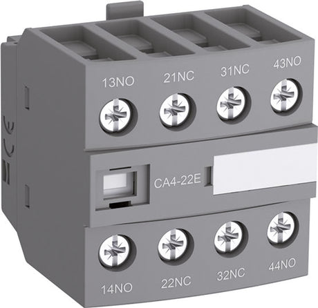 Hilfsschalterblock 2S 2Ö                          Frontbef 4A/AC Schraub