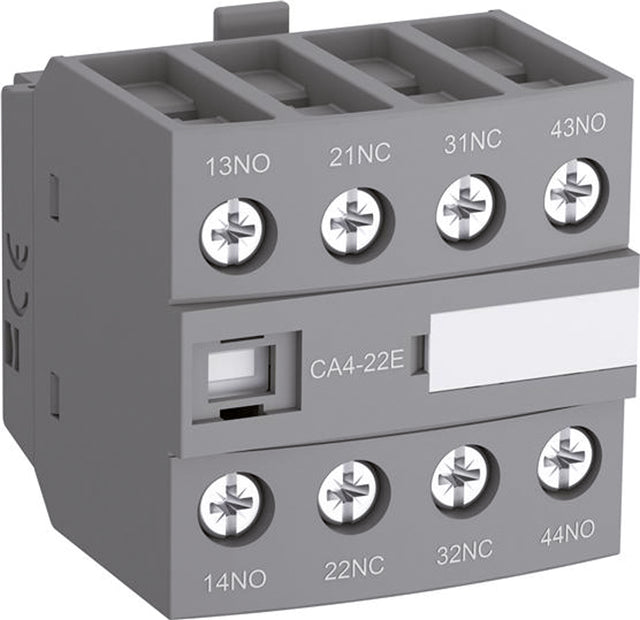 Hilfsschalterblock 2S 2Ö                          Frontbef 4A/AC Schraub