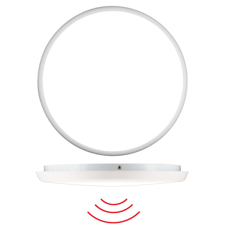 LED-Sensorleuchte                                 25W 4000K 2100lm ws Konv
