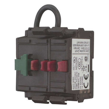 Hilfsschalterblock 2Ö                             Frontbef 6A/AC Schraub