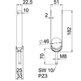 BETTERMANN Bügelschelle 40-46mm 3f ST BS-H3-M-46 FT Profilschiene W=ST hfr