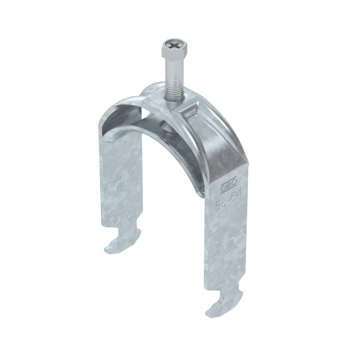 BETTERMANN Bügelschelle 58-64mm 1f ST BS-H1-M-64 FT C-Profil W=ST hfr