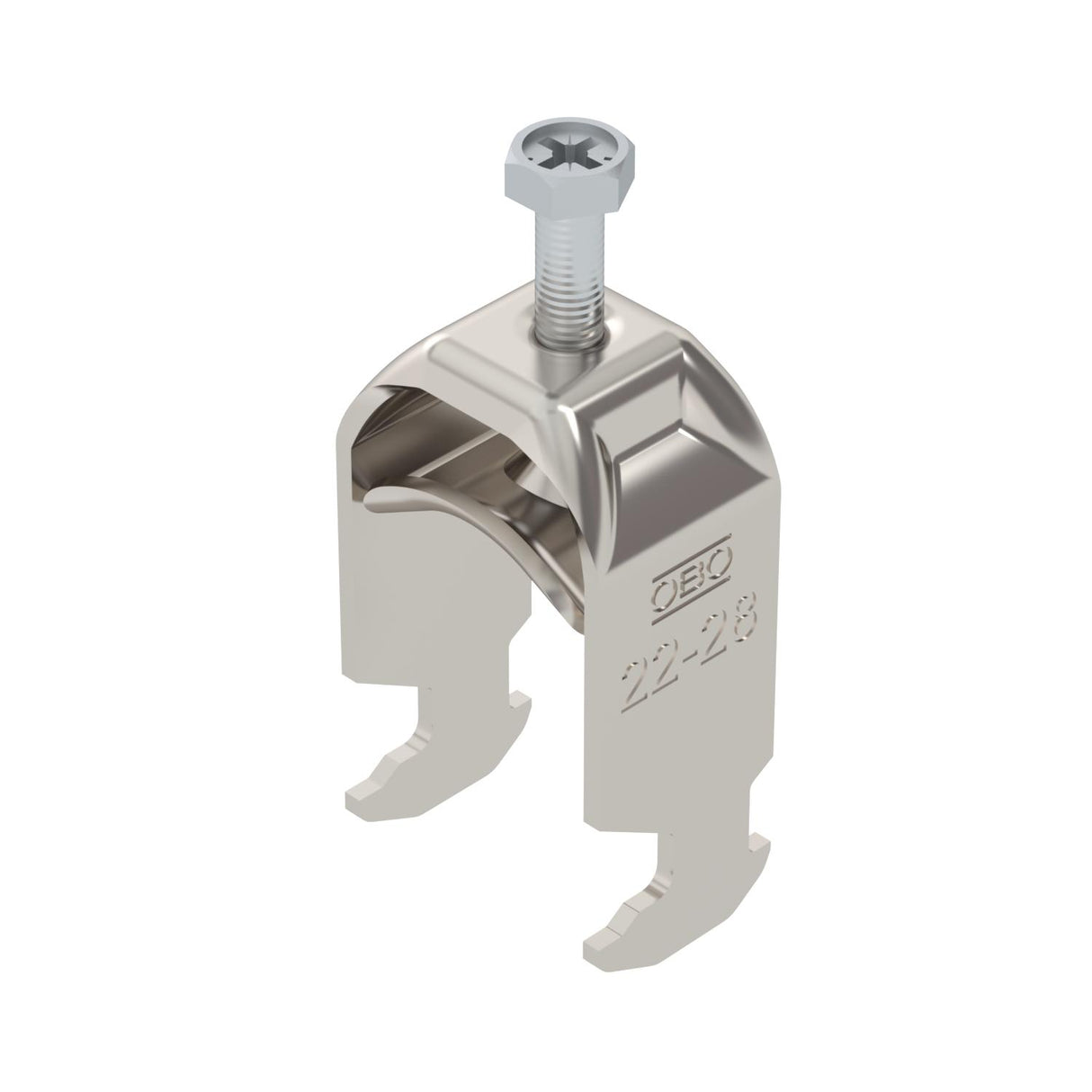 BETTERMANN Bügelschelle 22-28mm 1f VA BS-H1-M-28 A2 C-Profil W=ST hfr