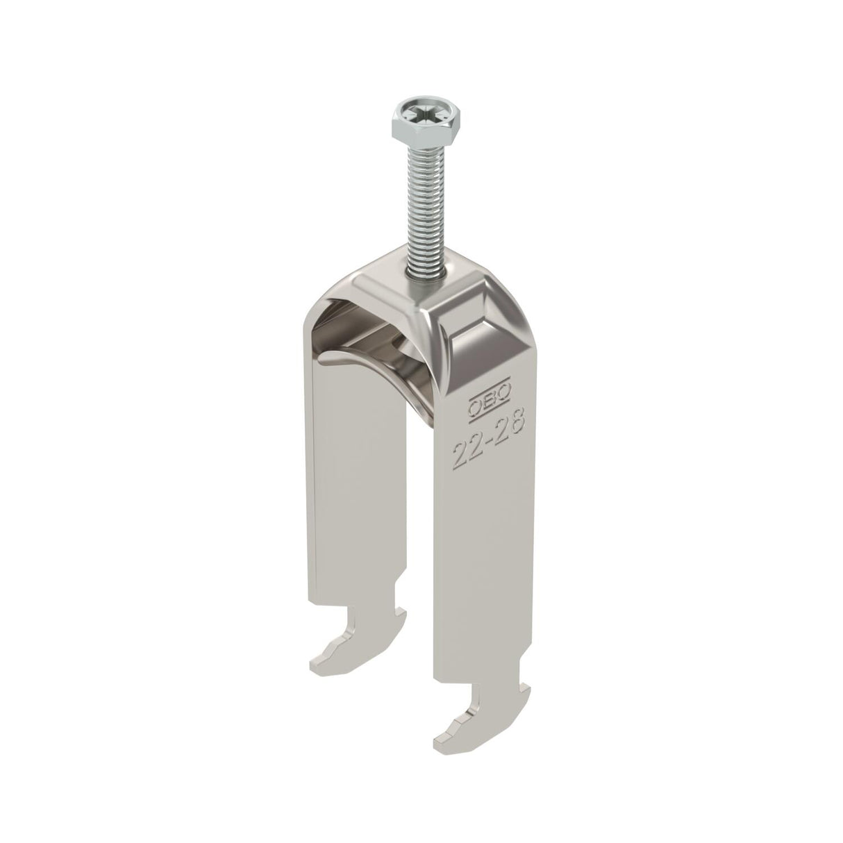 BETTERMANN Bügelschelle 22-28mm 2f ST BS-H2-M-28 A2 Profilschiene W=ST hfr