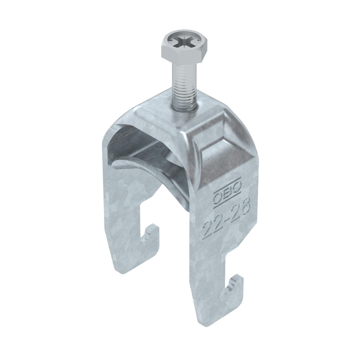 BETTERMANN Bügelschelle 22-28mm 1f ST BS-U1-M-28 FT C-Profil W=ST hfr