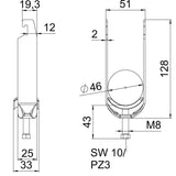 BETTERMANN Bügelschelle 40-46mm 2f ST BS-U2-M-46 FT Profilschiene W=ST hfr