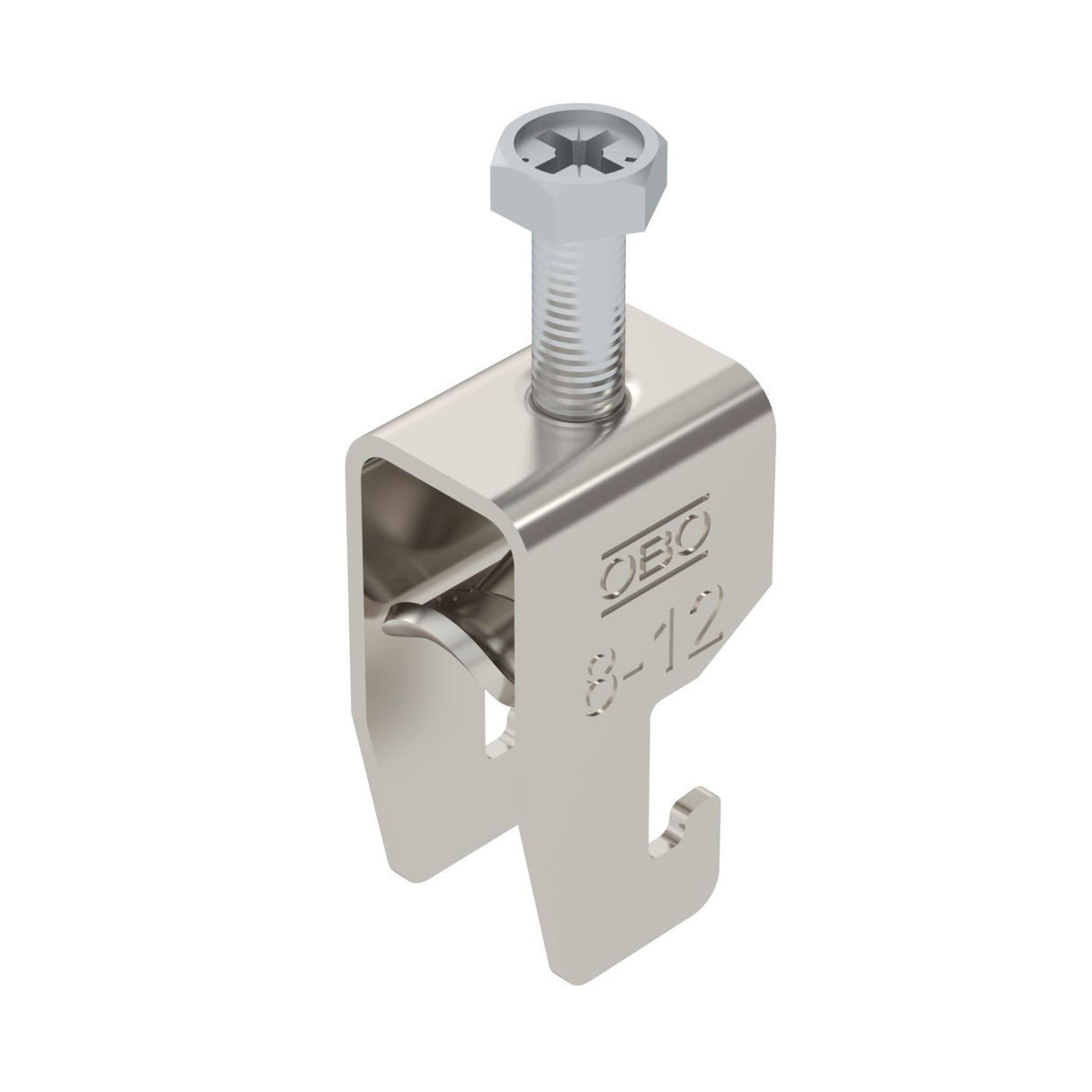 BETTERMANN Bügelschelle 8-12mm 1f VA hfr BS-U1-M-12 A4 C-Profil W=ST