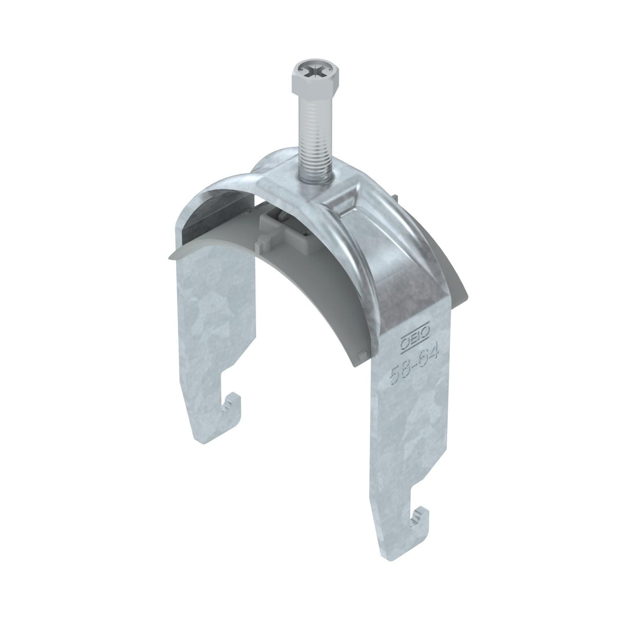 BETTERMANN Bügelschelle 58-64mm 1f ST BS-U1-K-64 FT C-Profil W=Kst