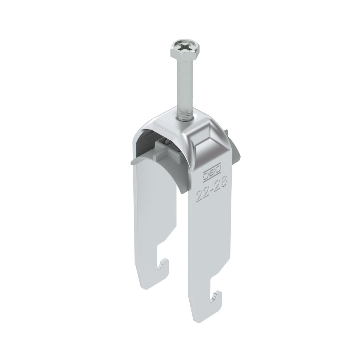 BETTERMANN Bügelschelle 22-28mm 2f Alu BS-U2-K-28 ALU Profilschiene W=Alu hfr