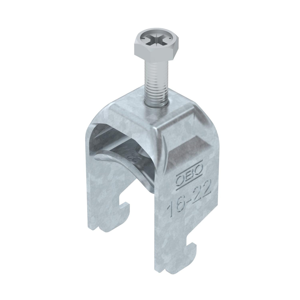 BETTERMANN Bügelschelle 16-22mm 1f ST BS-N1-M-22 FT C-Profil W=ST hfr