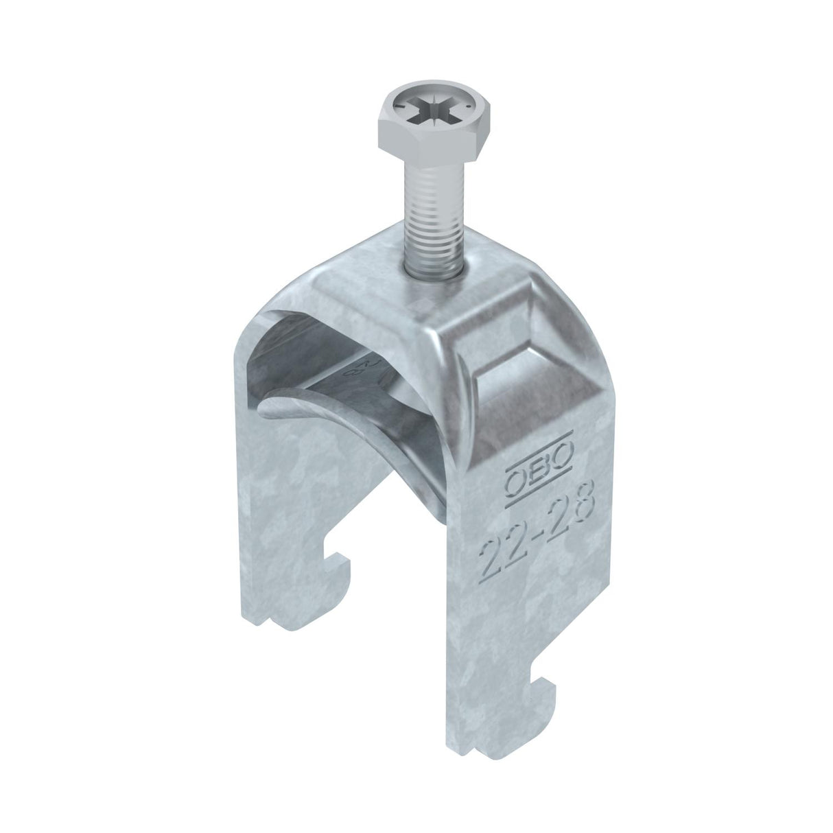 BETTERMANN Bügelschelle 22-28mm 1f ST BS-N1-M-28 FT C-Profil W=ST hfr