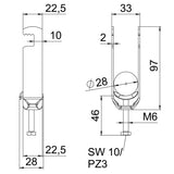 BETTERMANN Bügelschelle 22-28mm 2f ST BS-F2-M-28 FT Profilschiene W=ST hfr