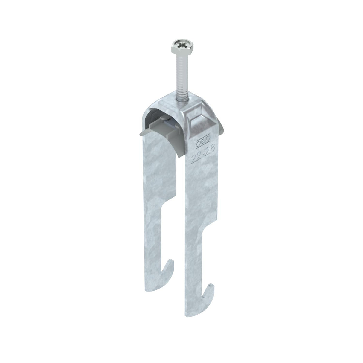 BETTERMANN Bügelschelle 22-28mm 1f ST BS-W2-K-28 FT C-Profil W=Kst