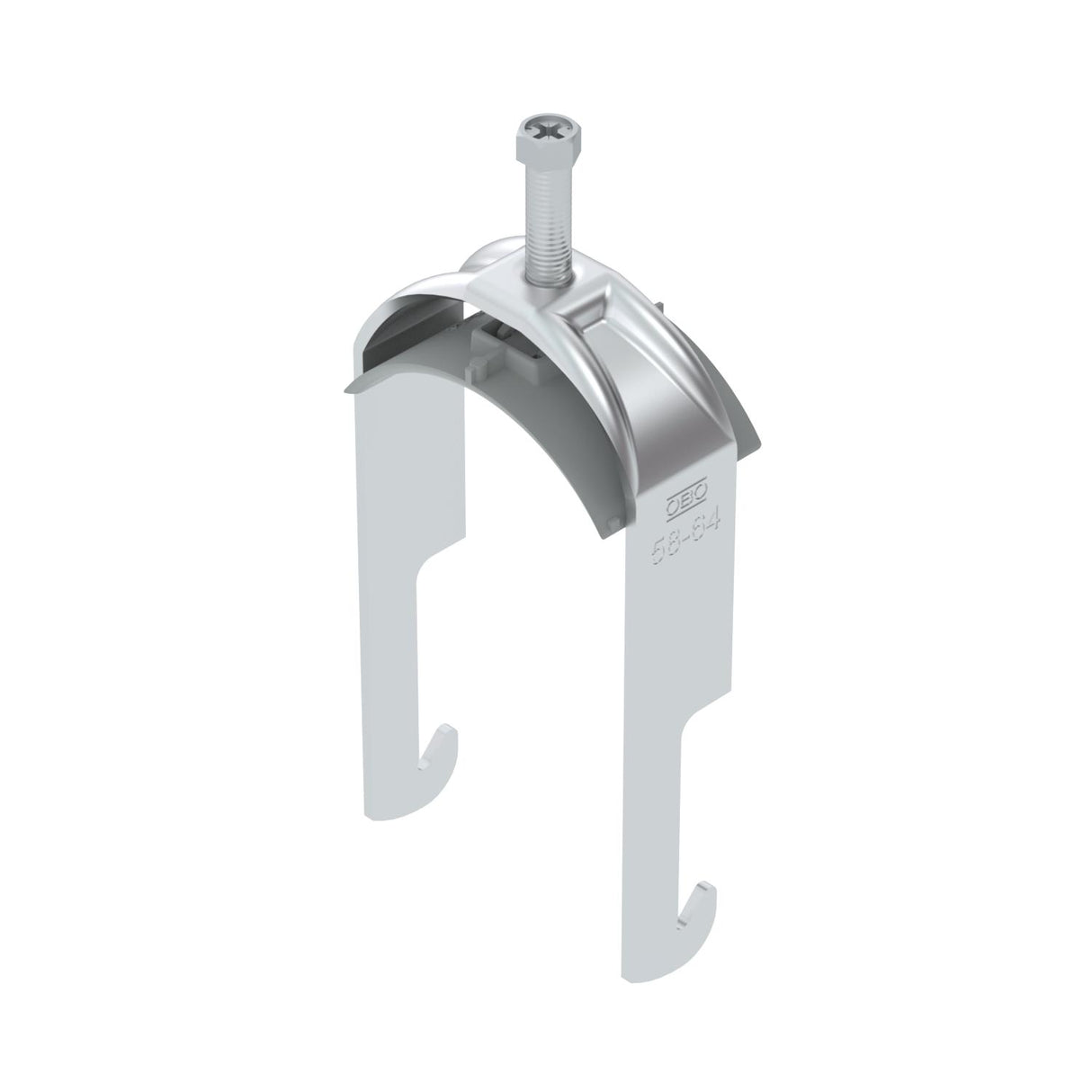 BETTERMANN Bügelschelle 58-64mm 1f Alu BS-W1-K-64 ALU C-Profil W=Kst
