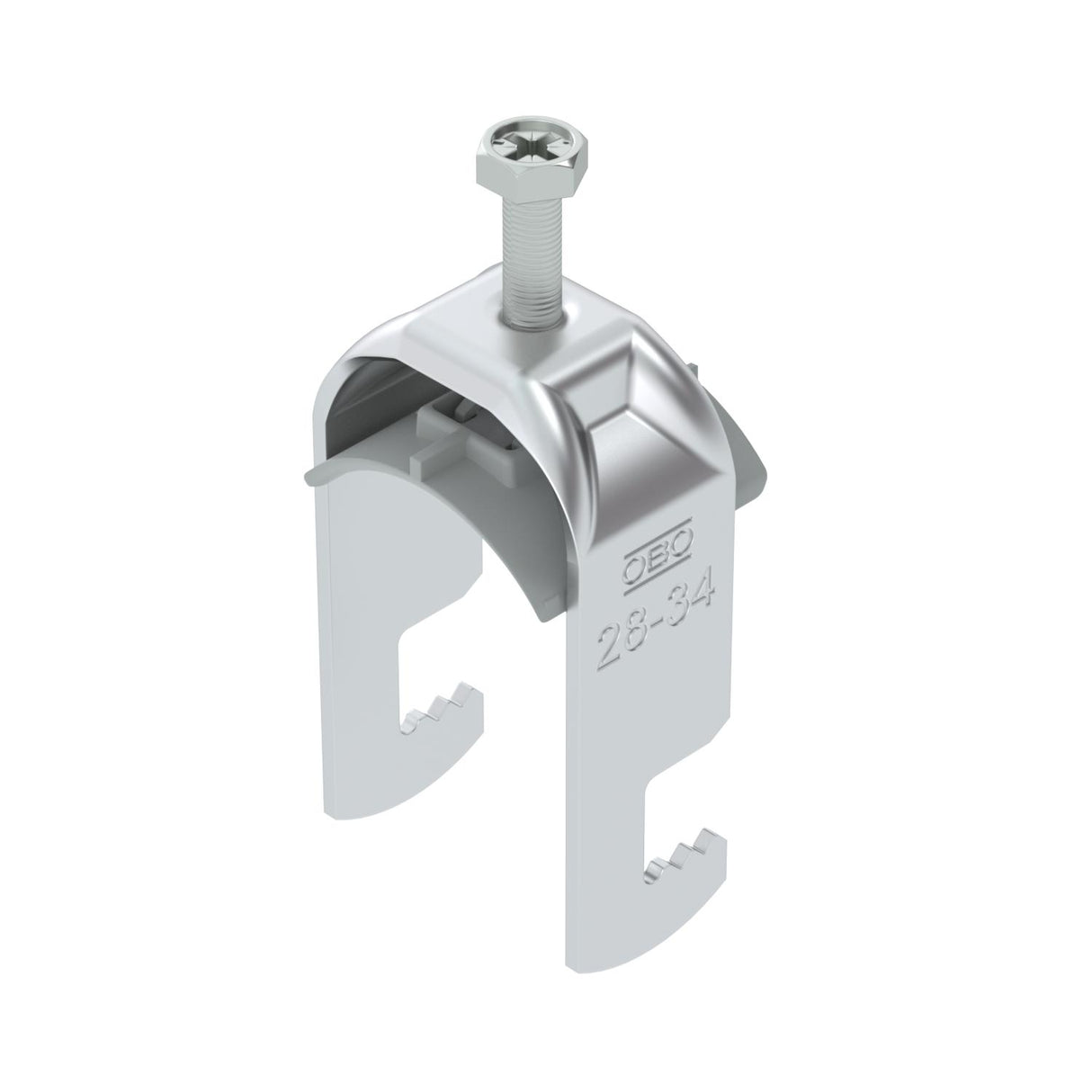 BETTERMANN Bügelschelle 28-34mm 1f Alu BS-F1-K-34 ALU Profilschiene W=Alu hfr