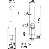 BETTERMANN Bügelschelle 12-16mm 2f ST BS-W2-M-16 FT Profilschiene W=ST hfr