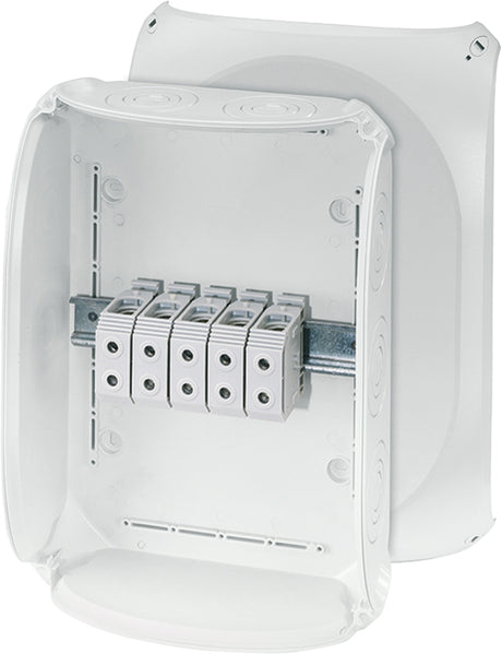 HENSEL Klemmenkasten 50qmm 5f Kst AP hfr DK 5055 G 355x255x122mm IP66