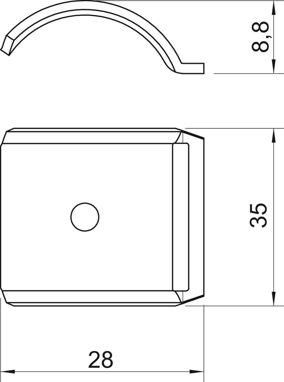 BETTERMANN Gegenwanne 16-22mm VA 2058FW M 22 A2