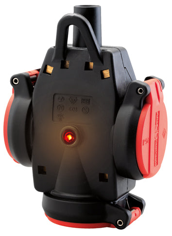 Hängekupplung                                     Gummi IP54 ger sw