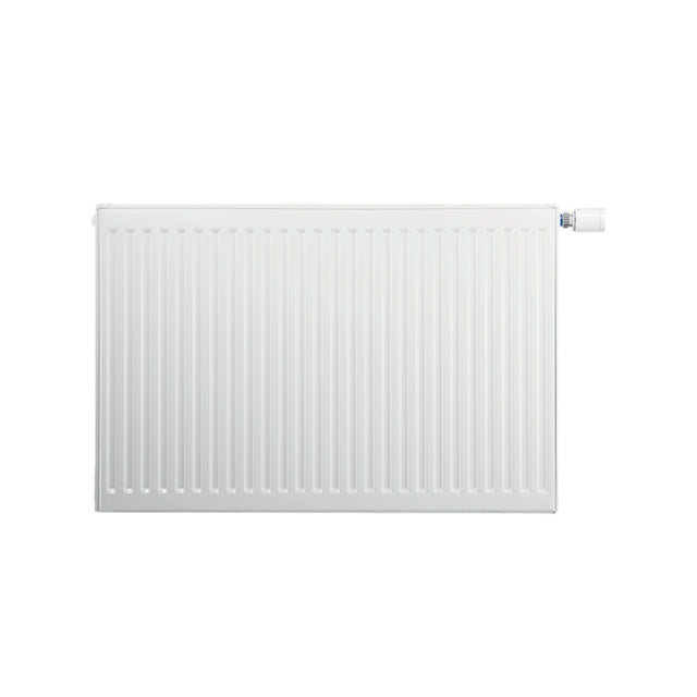 Buderus Ventil-Kompaktheizkörper VC-Profil Typ 22 900x400 mm (HxL) Ventilgarnitur rechts 7750105604, inkl. Montageset