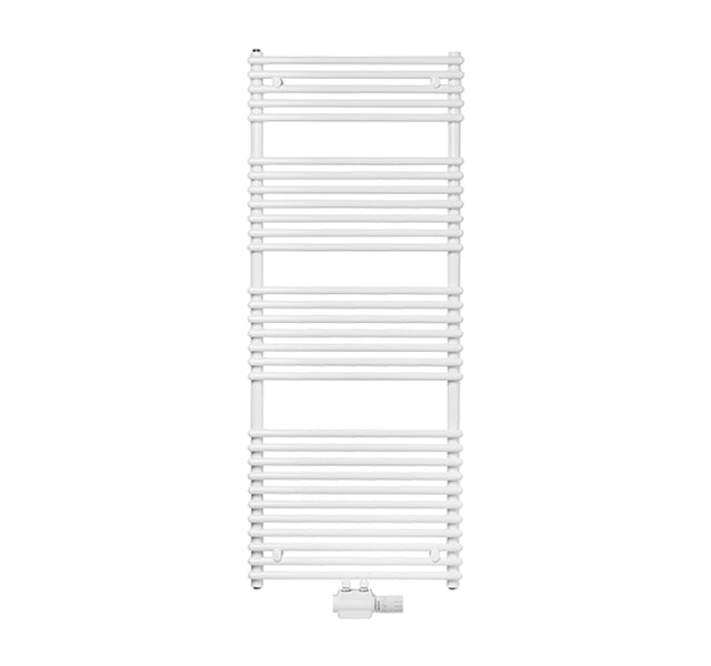 Buderus Badheizkörper, Logatrend Therm Direct Q, Mittenanschluss, 1220x500 mm (HxL), 7738331927, inklusive Wandmontage-Set