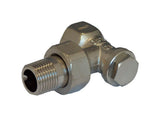 Rücklaufverschraubung „Combi 3“_x000d_
DN 15, PN 10, Eck, Rg/Ms, vernickelt