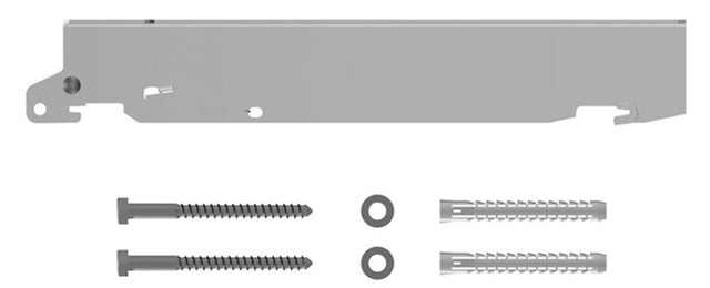 Kermi Schnellmontage-Konsolen-Set Typ 11-33 BH 954mm, WA 30mm, weiß, 3. Konsole ab BL1800, ZB02630008