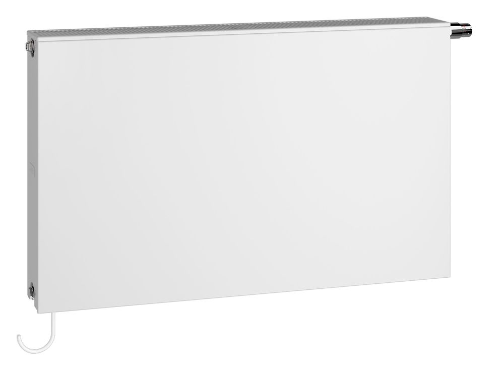 Kermi x-flair Wärmepumpen-Ventilheizkörper Mittelanschluss Plan Vplus Typ 22 605x1805mm Ventilposition links PTP2L0601801L1K