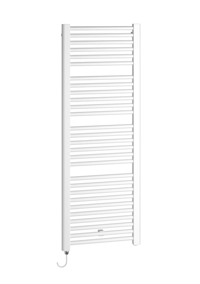 Kermi Elektro-Badheizkörper Basic-E, gerade,  fks weiß links, 800 Watt, 1448x599 mm (HxL), weiß, E0E101500602IXK