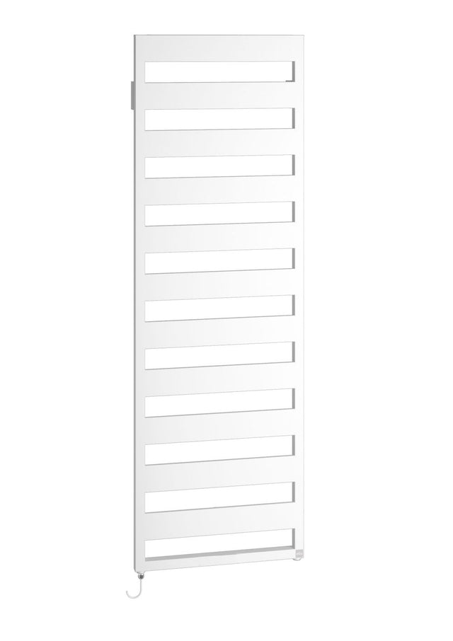 Kermi Casteo-E Elektro- Designheizkörper, 1200 Watt, Regelung fks weiß, 1806x750 mm (HxL), weiß, Ausführung Rechts CTE101800752JXK