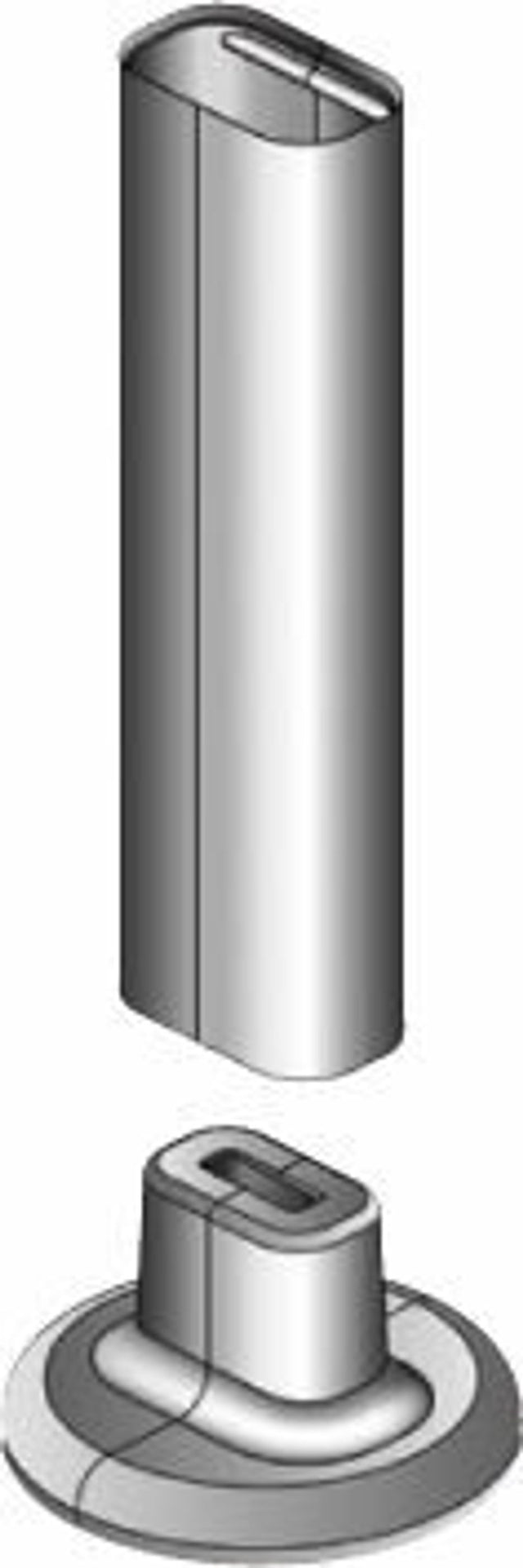 Buderus Standfix-Rosetten WE-825 BUD für WE-870 BUD, Fußabdeckung, 81606400