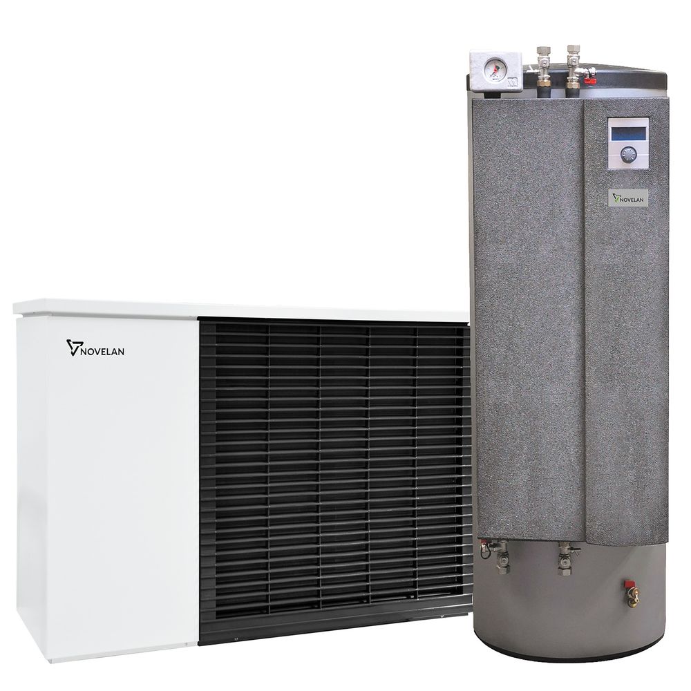 Paket Novelan Luft/Wasser-Wärmepumpe LAD-9 9,0kW mit Compact Station Dual CSD 103609CSD22