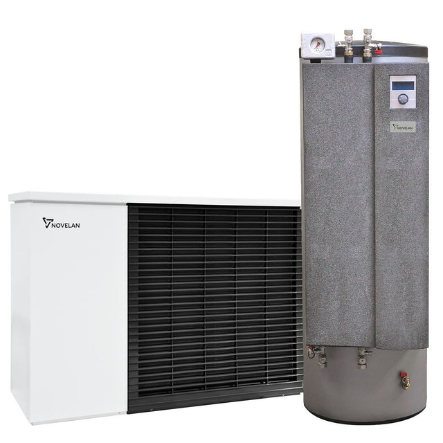 Paket Novelan Luft/Wasser-Wärmepumpe LAD-9 9,0kW mit Compact Station Dual CSD 103609CSD22