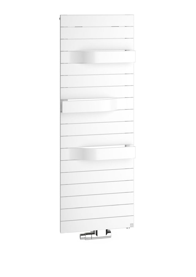 Kermi Tabeo Designheizkörper, Mittel- / Seitenanschluss, 1757x600 mm (HxL), weiß, TBN101800602MXK
