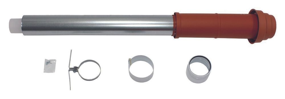 Vaillant senkr. Dachdurchführung Brennw. Luft-/Abgasführung, 80/125 mm, rot, 303201