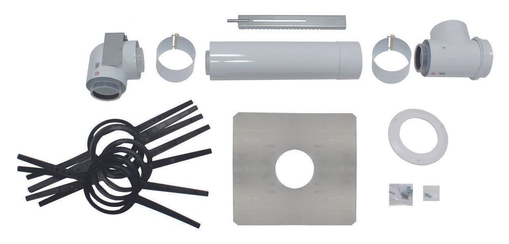 Vaillant Basis-Anschluss-Set f. konz. Abgasl. PP, 80/125mm im Schacht, 303220