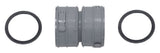Vaillant Set 3 Verbindungsstück Brennw. für flexible Abgasleitung DN 80, PP, 303512