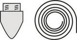 Vaillant Set 4 Montagekegel/Einziehhilfe für flexible Abgasleitung DN 80, 303513