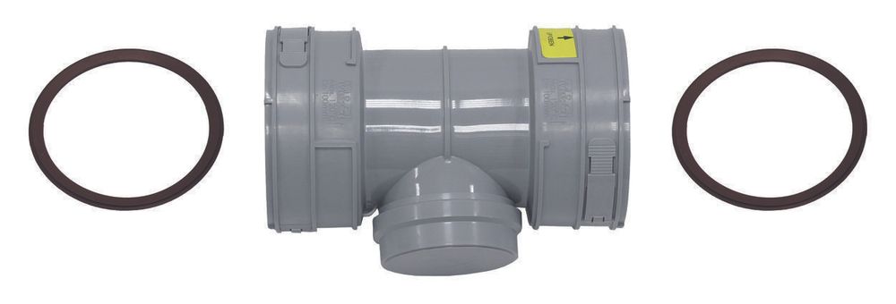 Vaillant Set 2 Revisionselement, Brennw. für flexible Abgasleitung DN 100, PP, 303517