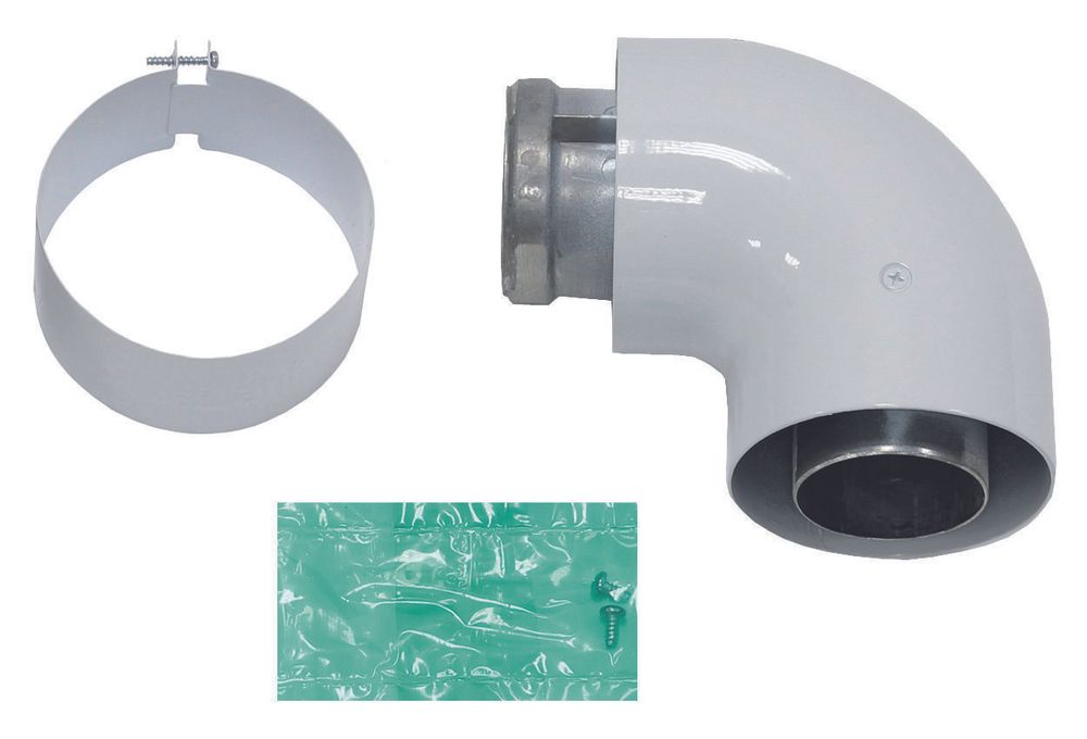 Vaillant Bogen 90 Grad turboTEC Luft-/Abgasführung, Alu, 60/100 mm, 303808