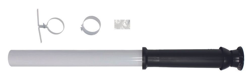 Vaillant senk. Dachdurchführung turboTEC Luft-/Abgasführung, 60/100 mm, schwarz, 303830